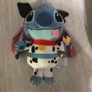 Disney 100 Years Stitch as Pongo Dalmatian Costume 7" Plush Toy